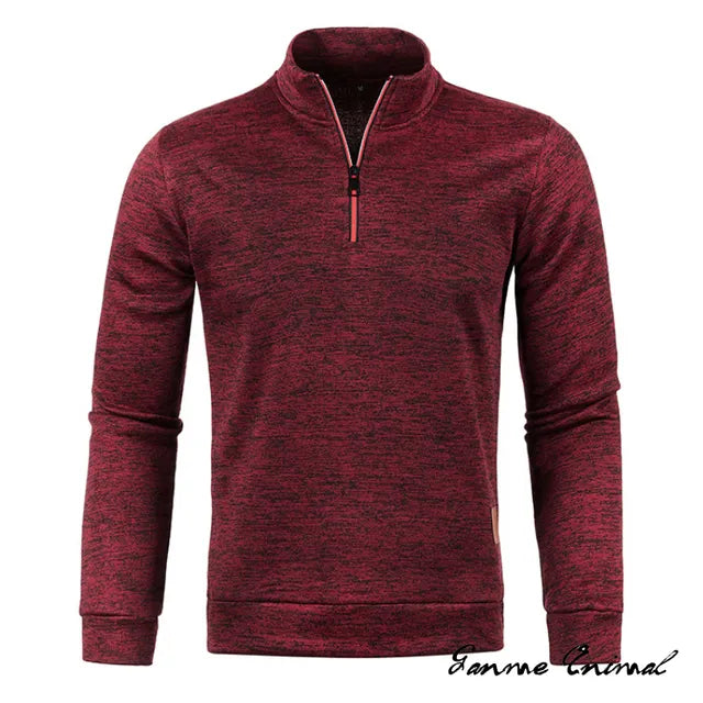 Turtleneck Sweater with Zipper | Thicker Sweater with Half Zipper