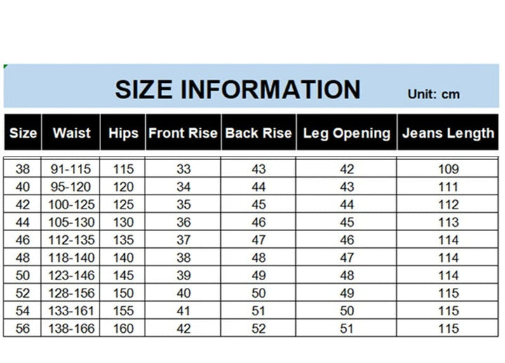 Arjen Mega Fit Denim-Hose | Jeans in Übergröße
