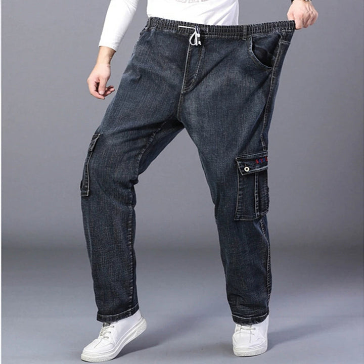 Jeans de invierno Dexter de gran tamaño | Denim con varios bolsillos