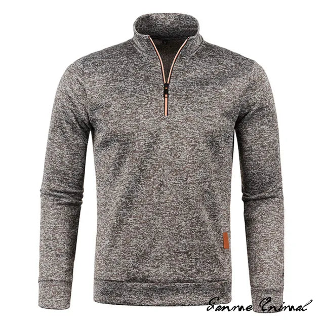 Turtleneck Sweater with Zipper | Thicker Sweater with Half Zipper