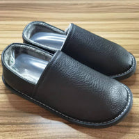 Lounge-Hausschuhe aus Leder | Perfekte Slipper