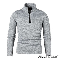 Turtleneck Sweater with Zipper | Thicker Sweater with Half Zipper