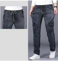 Jeans de invierno Dexter de gran tamaño | Denim con varios bolsillos