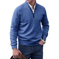 Dewitt Eleganz Pullover | Kaschmirkomfort mit Reißverschluss