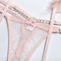 Mirella conjunto de lencería de 3 piezas | Un conjunto sexy con detalles únicos