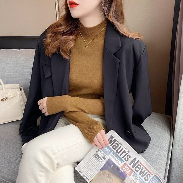 HuibShirt | Pullover with subtle color for women