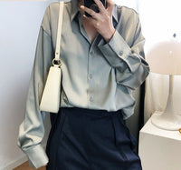 Sanna Satin Blouse | An Elegant Women's Blouse