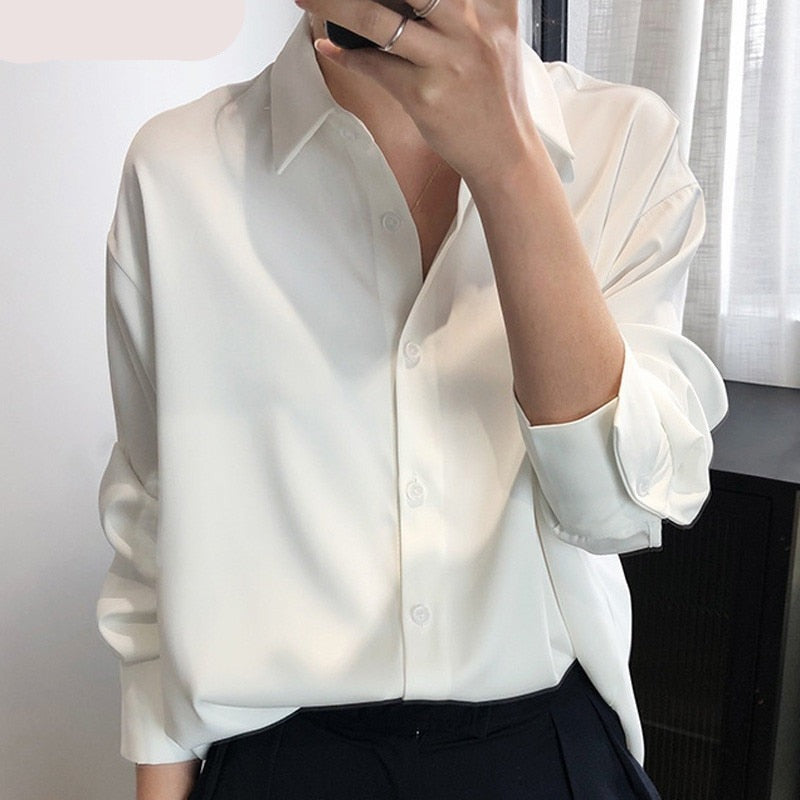 Sanna Satin Blouse | An Elegant Women's Blouse