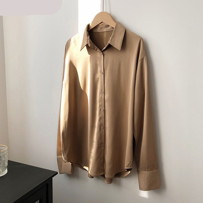 Sanna Satin Blouse | An Elegant Women's Blouse