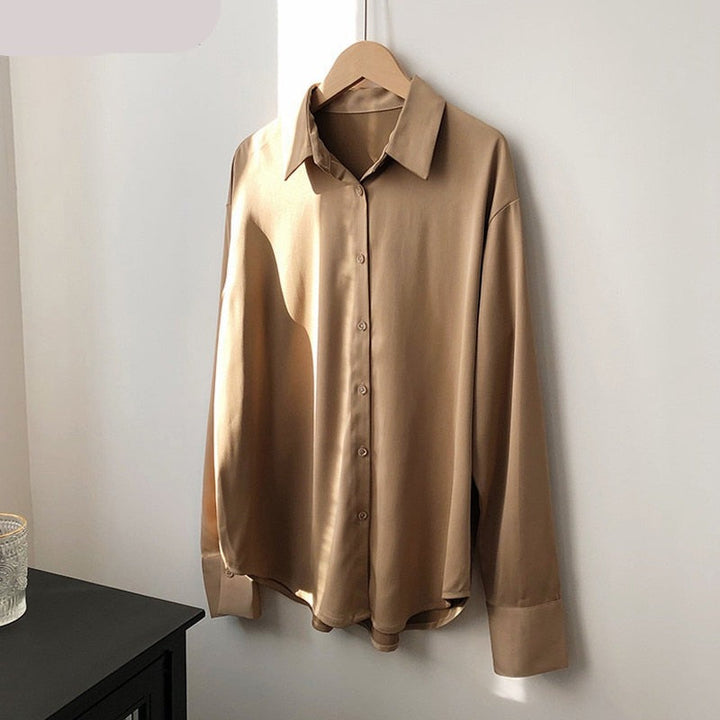 Sanna Satin Blouse | An Elegant Women's Blouse