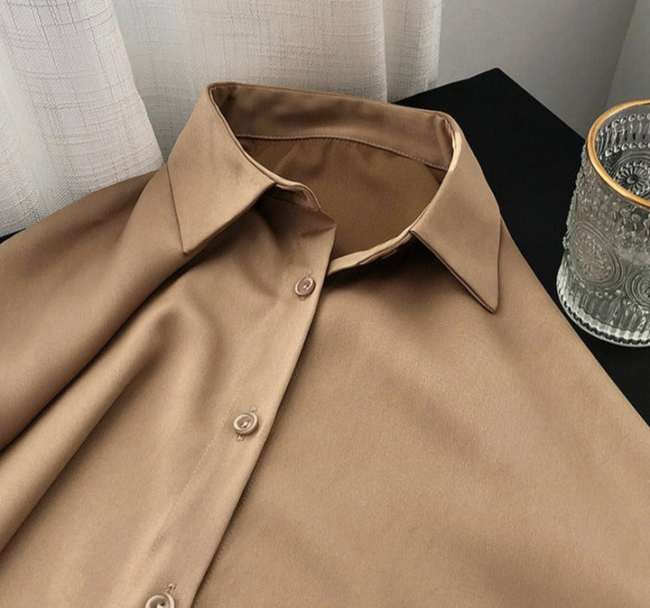 Sanna Satin Blouse | An Elegant Women's Blouse