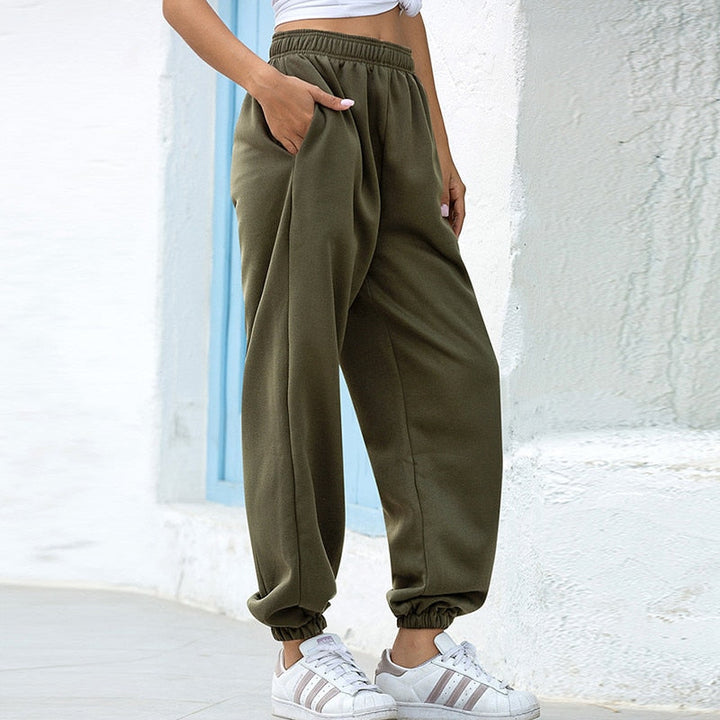 Kiona | Dicke Fleece-Jogginghose, bequeme Loungewear für Damen