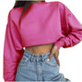 CiaranSweater I Crop Langarmpullover für Frauen - Fiadora