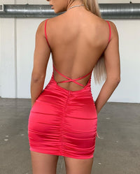 Jutta | Elegant summer dress with spaghetti straps