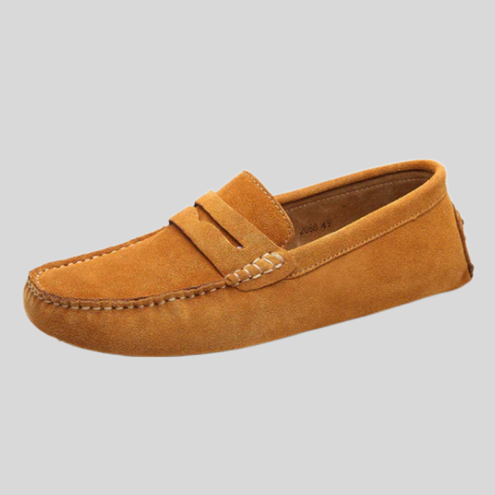 Hayley - Simple Slip-On Shoes Made of Suede