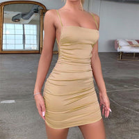 Jutta | Elegant summer dress with spaghetti straps