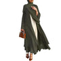 Offene Amina Abaya mit Hijab | Eine schöne und luftige Abaya