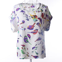 Klara Camisa de algodón para mujer | Una camiseta veraniega y alegre
