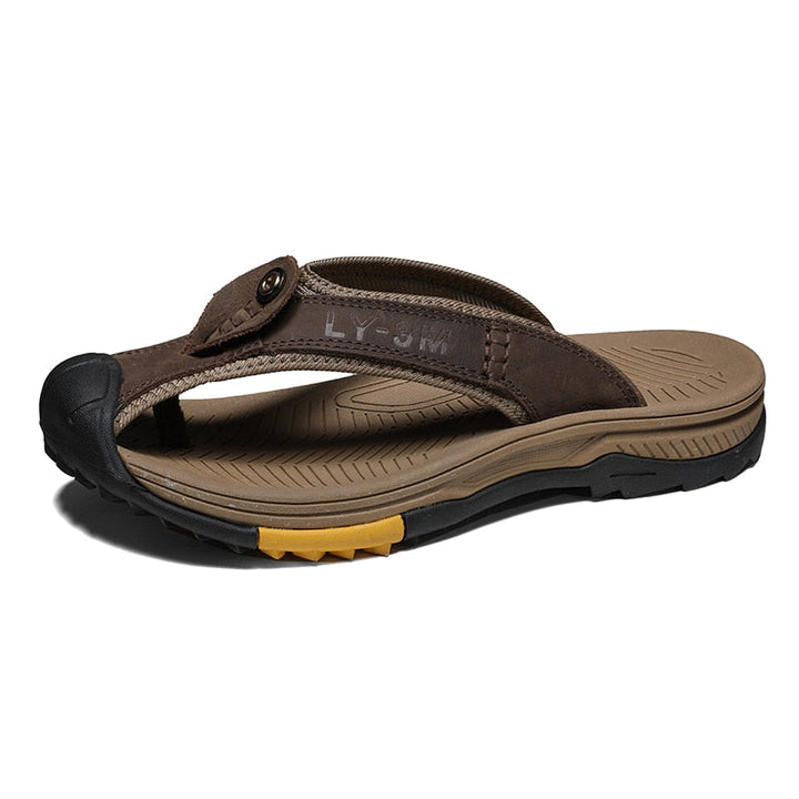 Leo Ledersandalen | Herrensandalen aus echtem Rindsleder