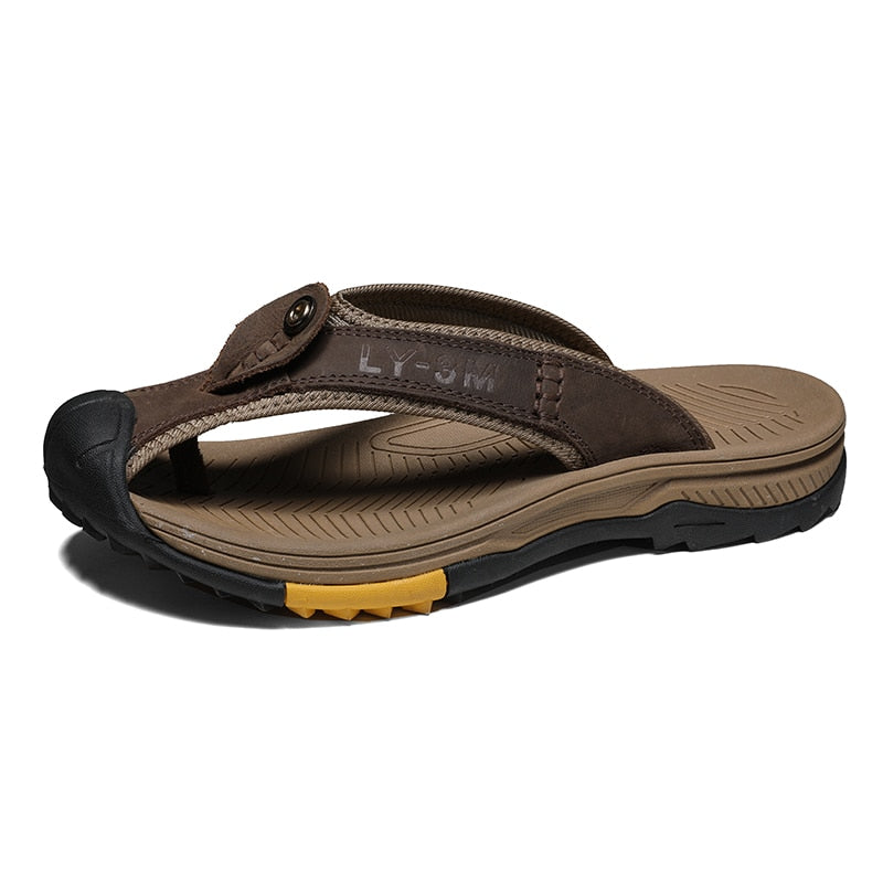 Leo Ledersandalen | Herrensandalen aus echtem Rindsleder