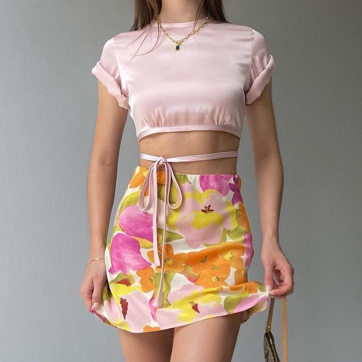 Baya Böhmischer Rock | Ein sommerlicher Rock mit Blumenprint