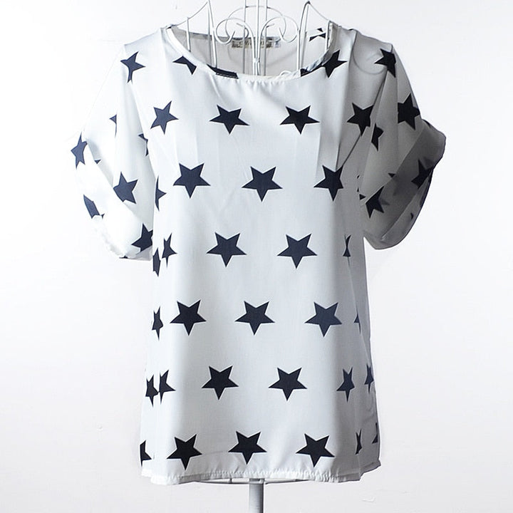 Klara Camisa de algodón para mujer | Una camiseta veraniega y alegre