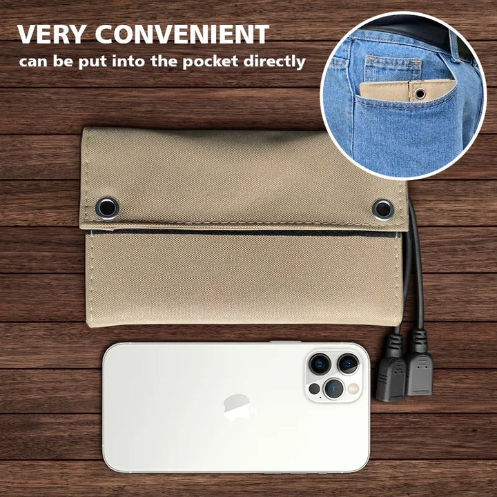 Solarfalte | Faltbare Solarzellen-Powerbank