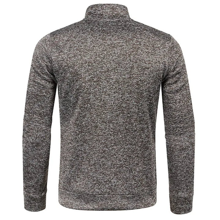 Turtleneck Sweater with Zipper | Thicker Sweater with Half Zipper