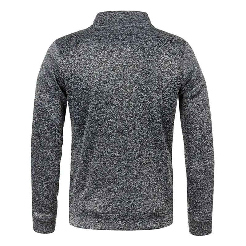 Turtleneck Sweater with Zipper | Thicker Sweater with Half Zipper