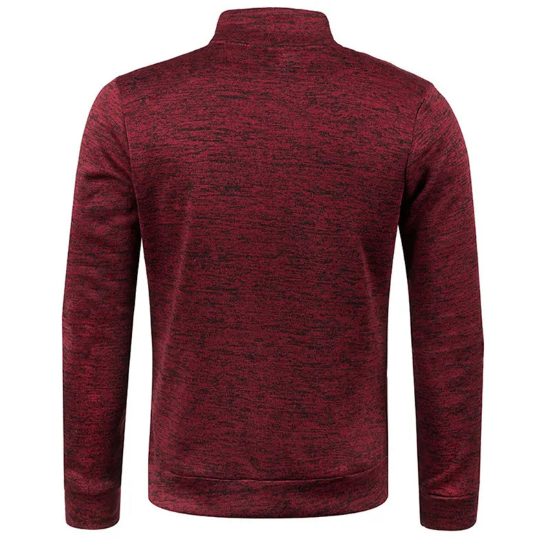Turtleneck Sweater with Zipper | Thicker Sweater with Half Zipper