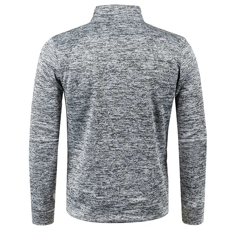 Turtleneck Sweater with Zipper | Thicker Sweater with Half Zipper