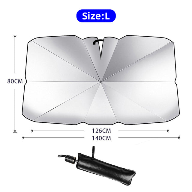 Walser | Foldable Car Windshield Sunshade Front