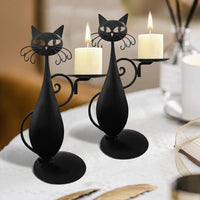 Candle Holder "Black Cat" | Add a Touch of Mysticism to Your Interior