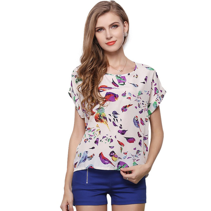 Klara Camisa de algodón para mujer | Una camiseta veraniega y alegre