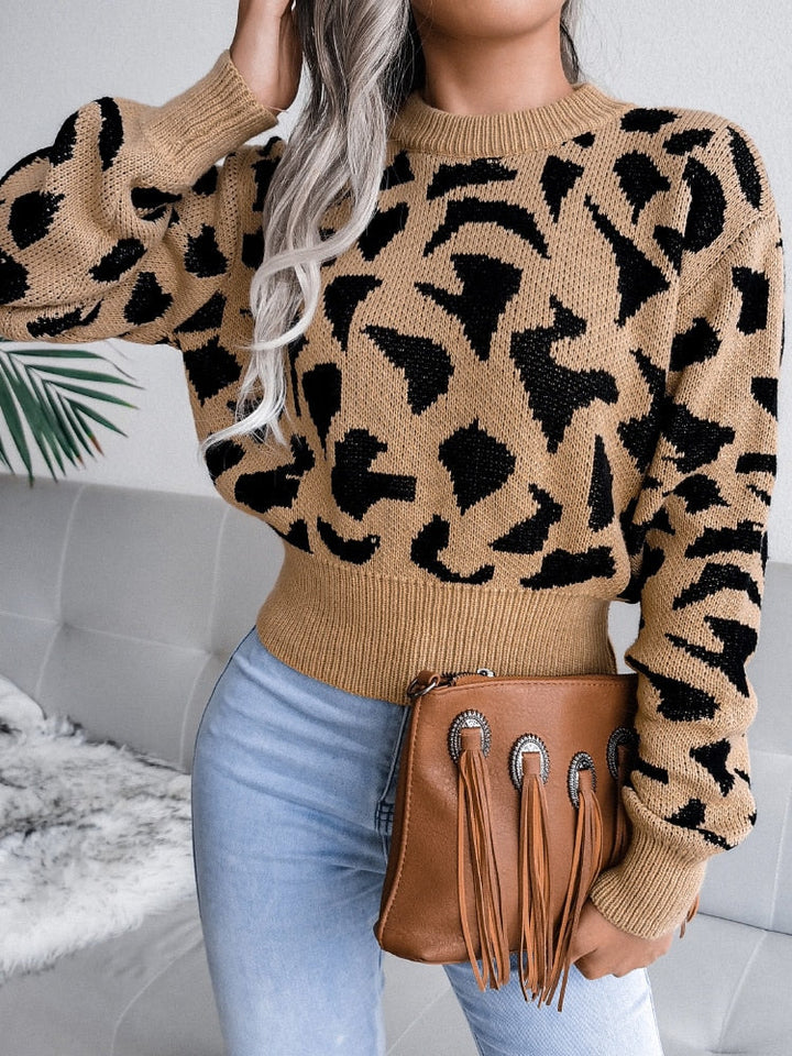 JaguarSweater | Pullover with Jaguar Print for Women