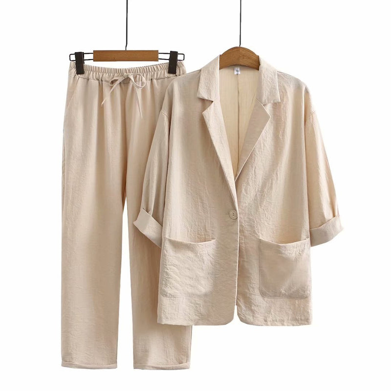 Liv Leinen Kombi-Set | Ein leichtes und sommerliches Bekleidungsset für Damen