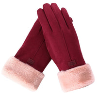 Coco Pelzige Handschuhe | Schöne warme Handschuhe