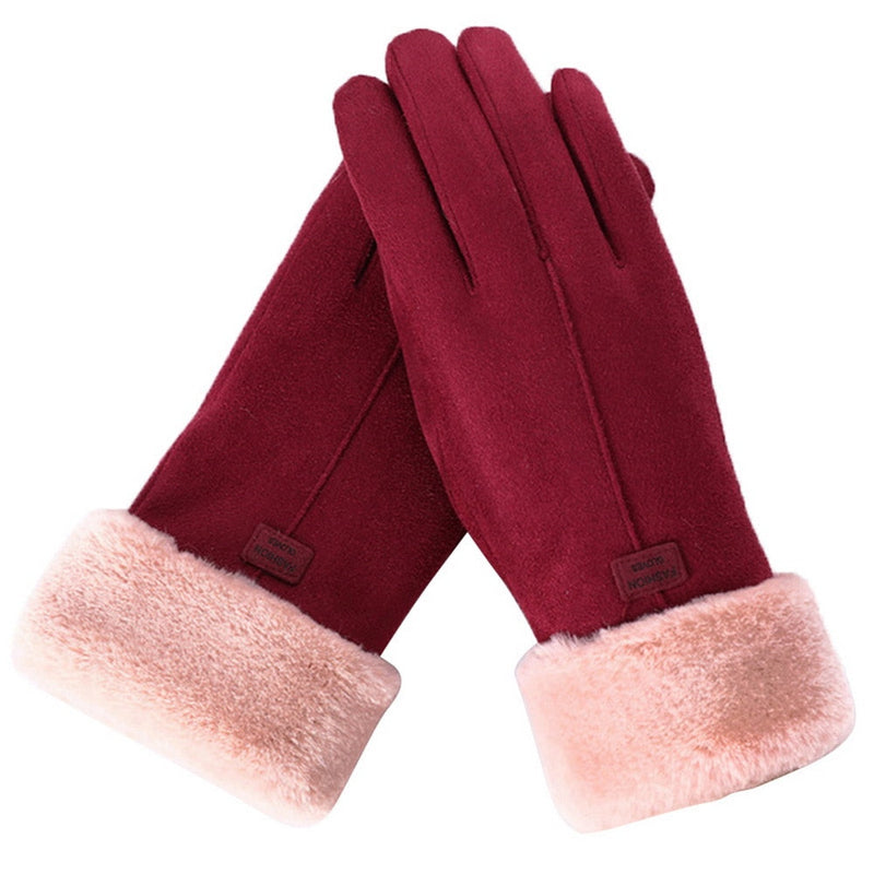Coco Pelzige Handschuhe | Schöne warme Handschuhe