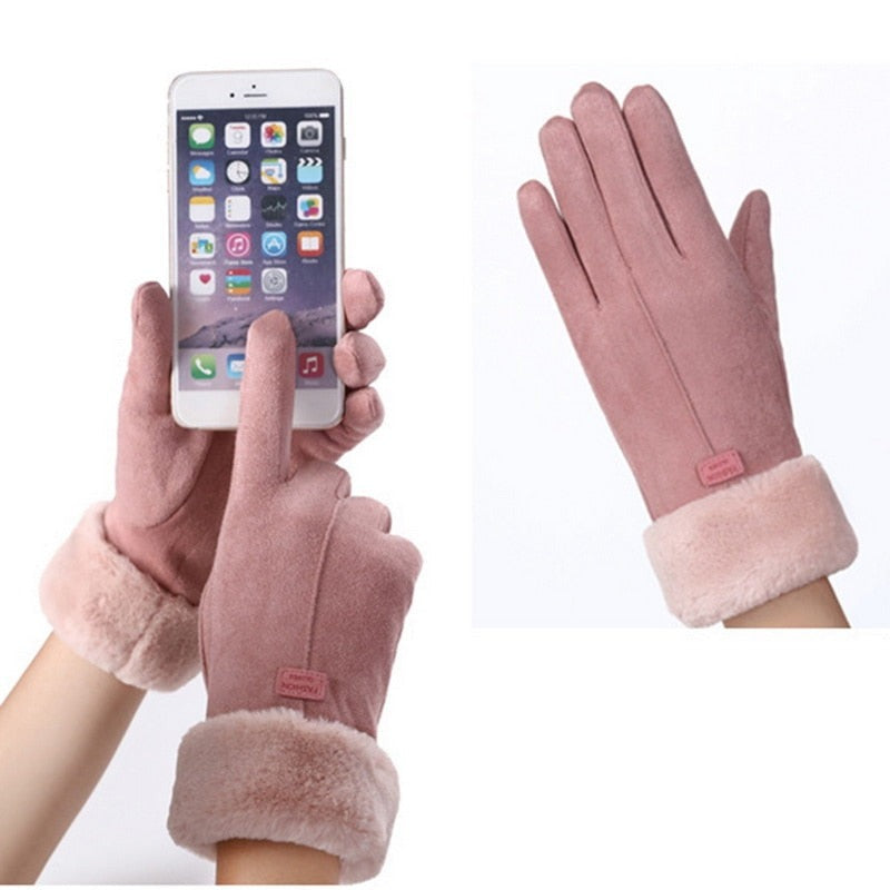Coco Pelzige Handschuhe | Schöne warme Handschuhe