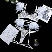 Mirella conjunto de lencería de 3 piezas | Un conjunto sexy con detalles únicos