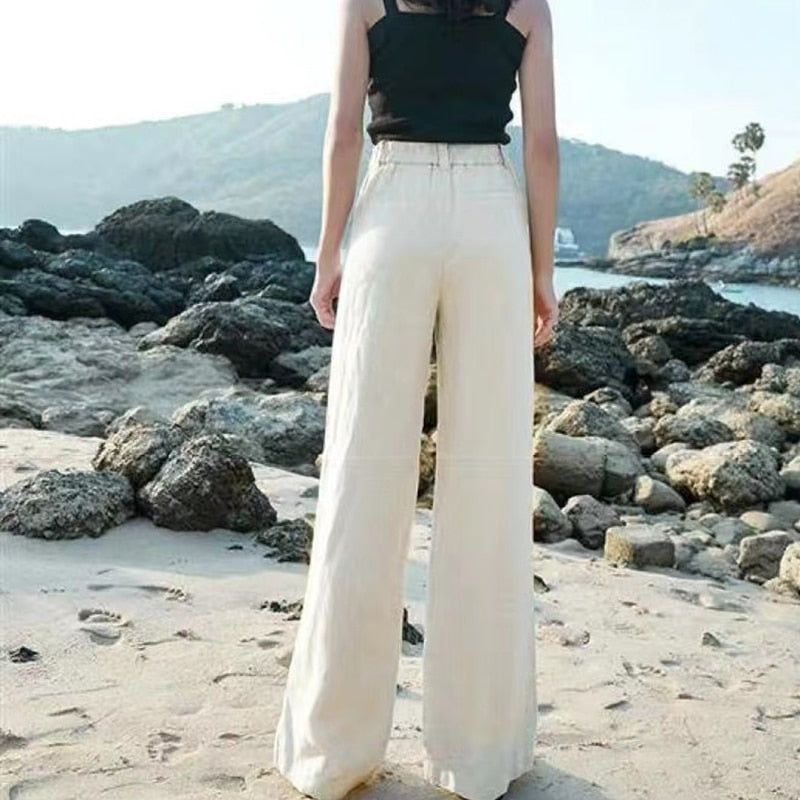 Diana Women's Pants | Classic Wide-Leg Pants
