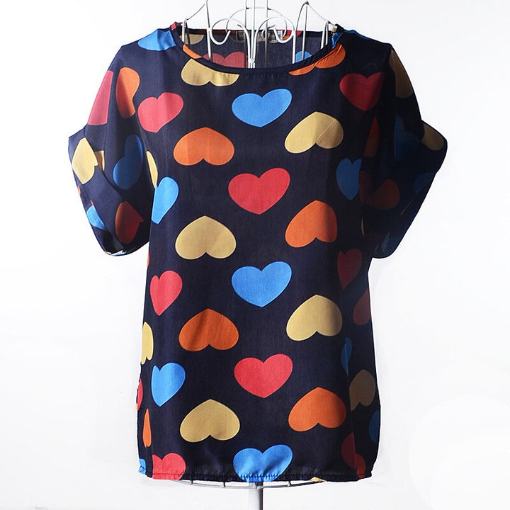 Klara Camisa de algodón para mujer | Una camiseta veraniega y alegre