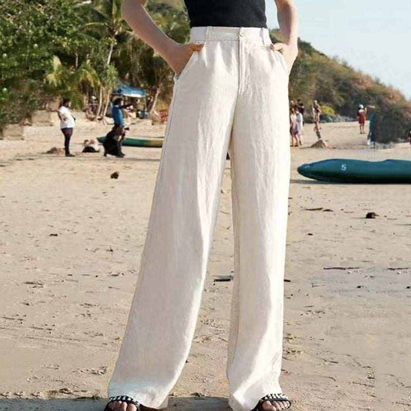 Diana Women's Pants | Classic Wide-Leg Pants
