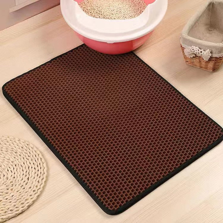 NonSlipPurrfect | Keep your floor clean and dry with this practical cat litter mat!