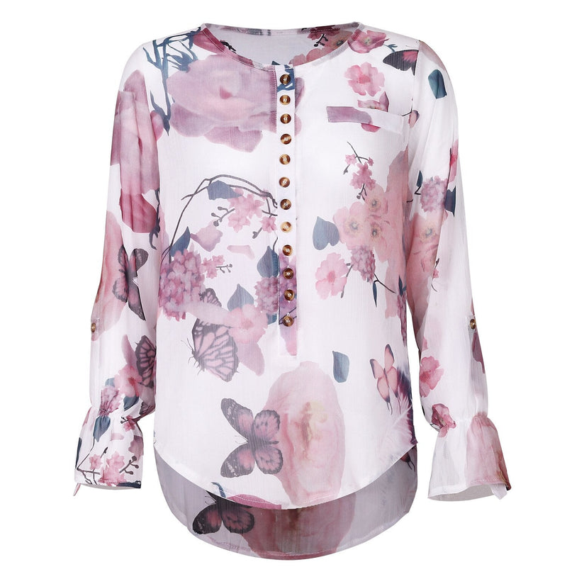 Fay Blumenbluse | Eine sommerliche und fröhliche Bluse für Damen