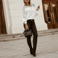 GeorginasShirt | Pullover with Lotus Flower Details for Women