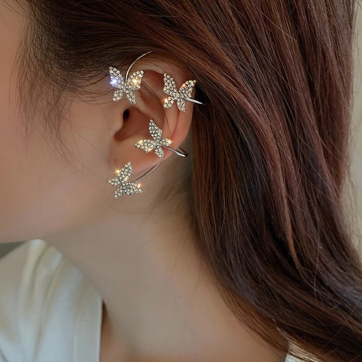 Crystal Butterfly Earring