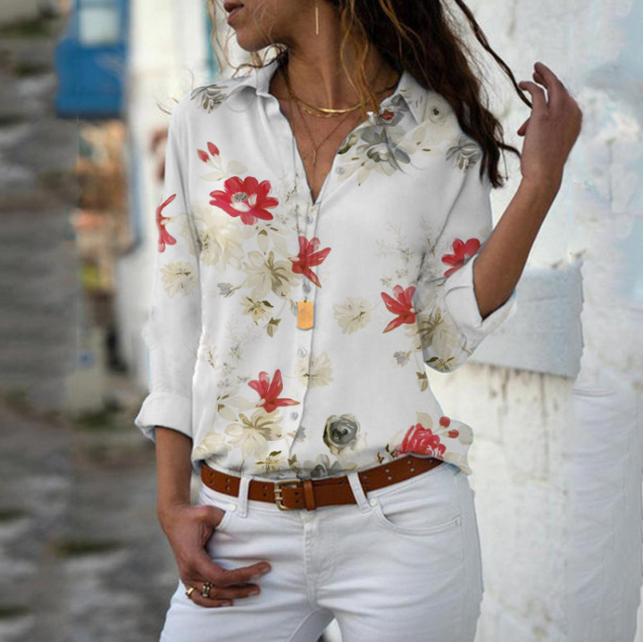 Fay Blumenbluse | Eine sommerliche und fröhliche Bluse für Damen