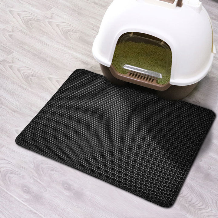 NonSlipPurrfect | Keep your floor clean and dry with this practical cat litter mat!