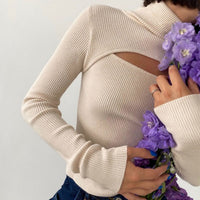 IndiaShirt I Pullover with Slit for Women